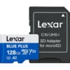 Lexar Card Micro Sdxc 128Gb 170Mb/S Blue Plus W/Adat