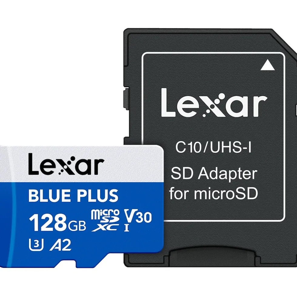 Lexar Card Micro Sdxc 128Gb 170Mb/S Blue Plus W/Adat