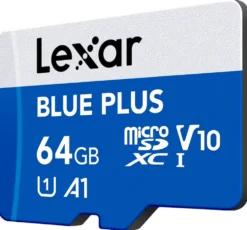 Lexar Card Micro Sdxc 64Gb 170Mb/S Blue Plus W/Adat