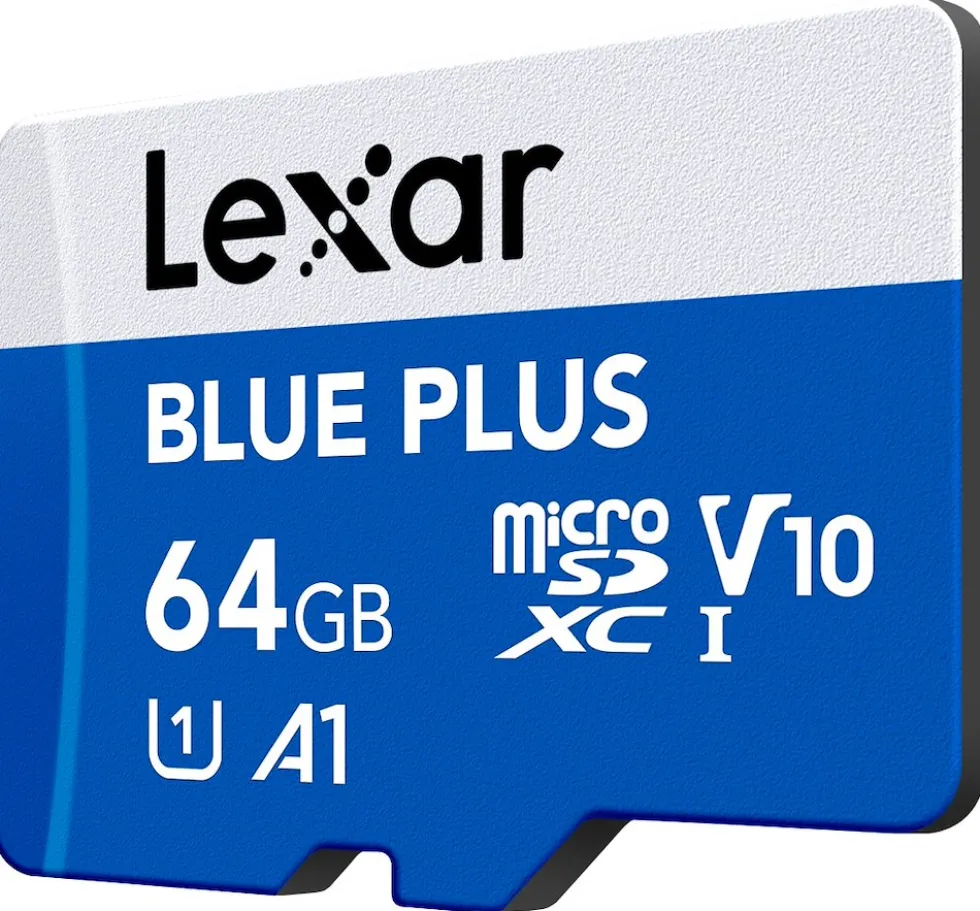 Lexar Card Micro Sdxc 64Gb 170Mb/S Blue Plus W/Adat