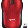 LOGITECH MOUSE OTTICO WIRELESS M185 ROSSO 910-002237