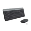 Logitech Tastiera+Mouse Wireless Mk470 Graphite