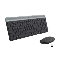 Logitech Tastiera+Mouse Wireless Mk470 Graphite