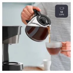 Macchina caffè americano Black & Decker BXCO1001E Black e Gray