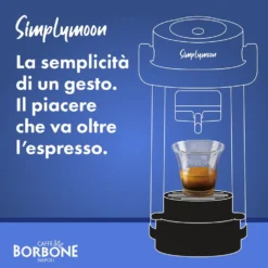 Macchina caffè Borbone SimplyMoon Verde, 15 bar, 0.9L