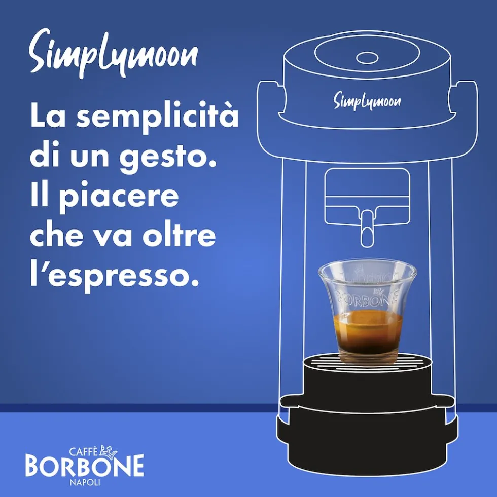 Macchina caffè Borbone SimplyMoon Verde, 15 bar, 0.9L