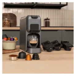 Macchina caffè Cecotec 01851 FREESTYLE Compact 4in1 Black e Gray