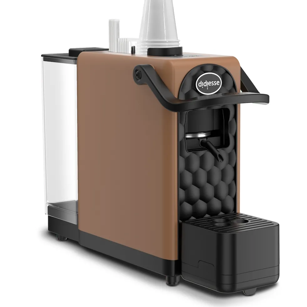 Macchina caffè cialde Didiesse DarksIde Bronzo 650W con serbatoio estraibile