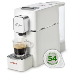 Macchina caffè cialde Polti Coffea S15W con 54 cialde incluse