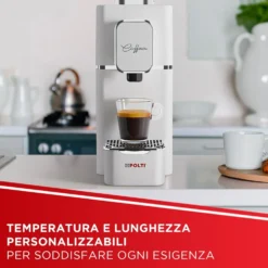 Macchina caffè cialde Polti Coffea S15W con 54 cialde incluse