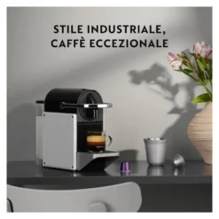 Macchina caffè De Longhi 0132193834 PIXIE EN 127S Silver e Black