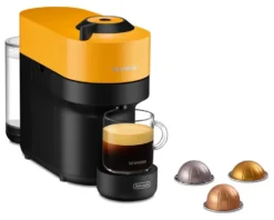 Macchina caffè De Longhi VERTUO POP ENV 90 Y Black e Yellow