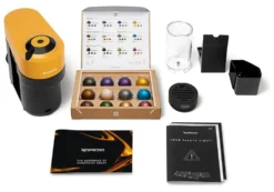 Macchina caffè De Longhi VERTUO POP ENV 90 Y Black e Yellow
