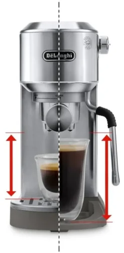 Macchina caffè espresso De Longhi 0132106349 DEDICA Duo EC890 M Metal