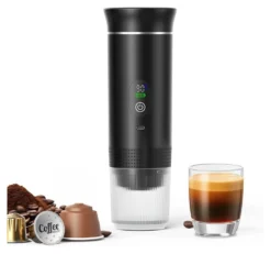 Macchina caffè Melchioni 118320019 CAFFE GO 3in1 (Ricaricabile) Black