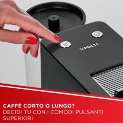 Macchina da caffè a cialde Polti Coffea S15B con 54 cialde incluse