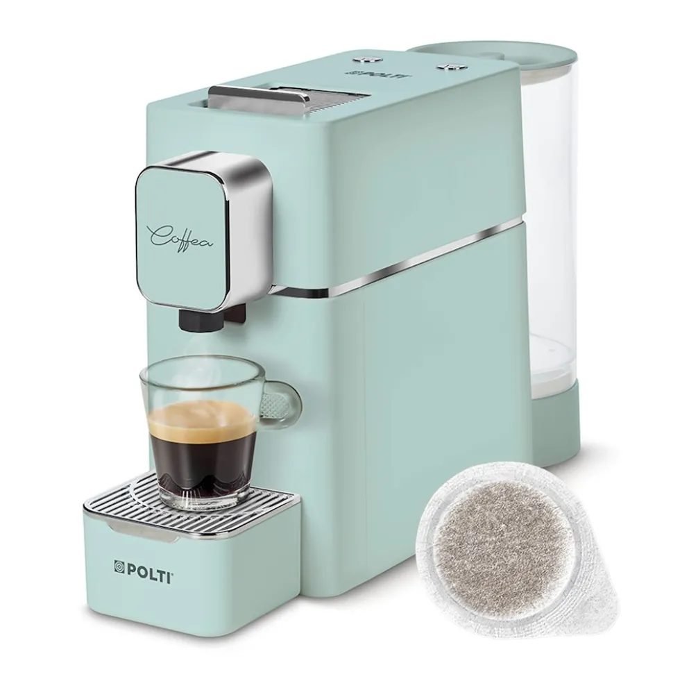 Macchina da caffè a cialde Polti Coffea S15G con espulsione automatica
