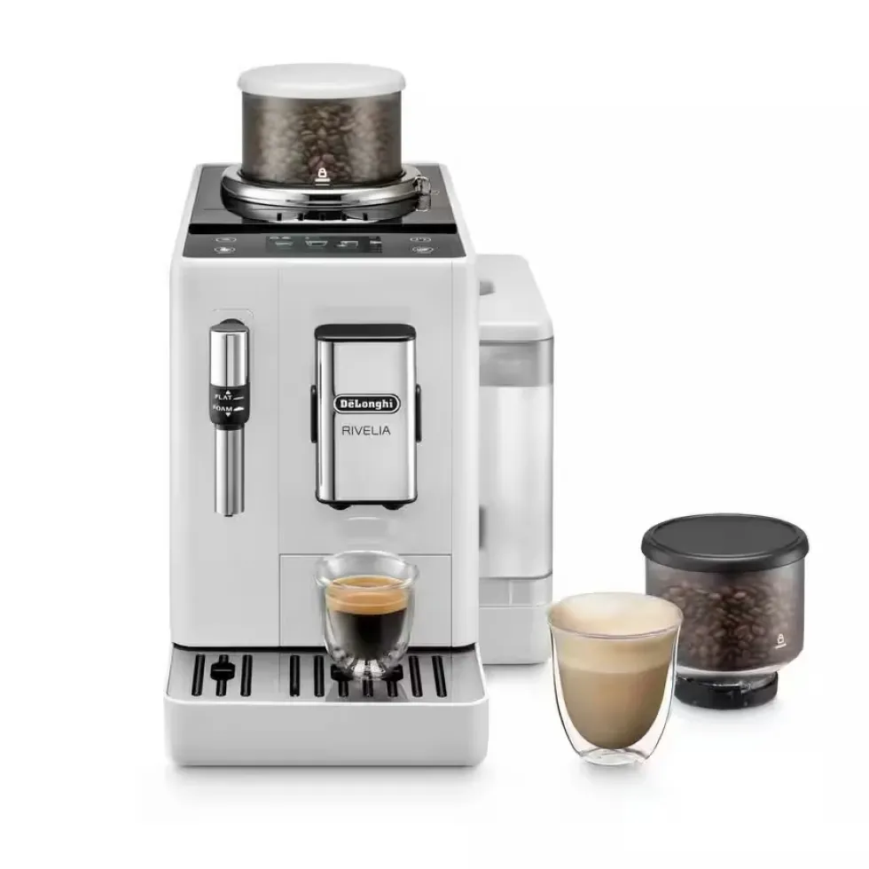 Macchina da caffè automatica De Longhi Rivelia EXAM440.35.W bianca