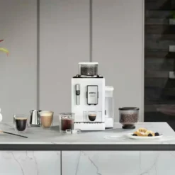 Macchina da caffè automatica De Longhi Rivelia EXAM440.35.W bianca