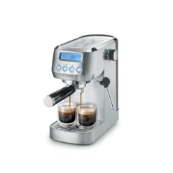 Macchina da caffè espresso Caso Design Gourmet Crema Silver