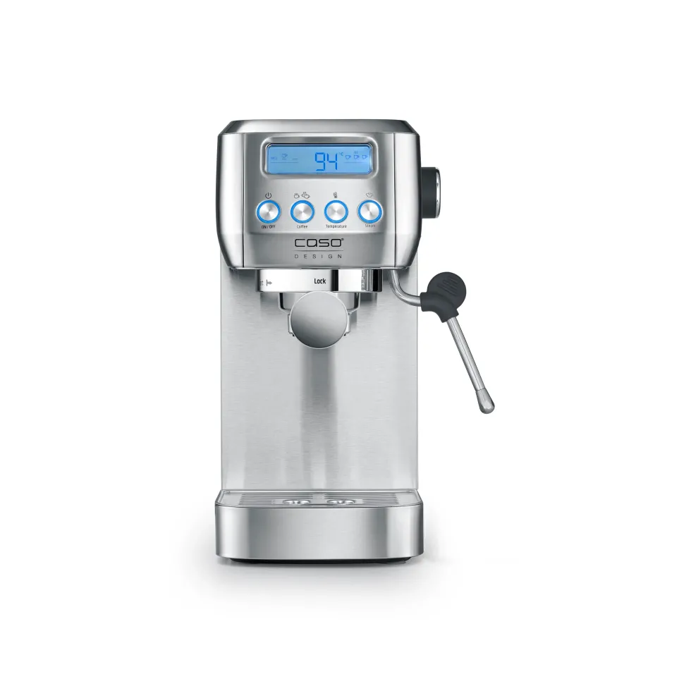 Macchina da caffè espresso Caso Design Gourmet Crema Silver