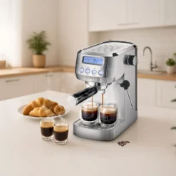 Macchina da caffè espresso Caso Design Gourmet Crema Silver