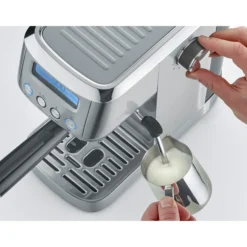 Macchina da caffè espresso Caso Design Gourmet Crema Silver