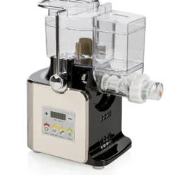Macchina elettrica per pasta fresca 1800 W in acciaio e ABS. 5 tipi di pasta possibili, 30 x 16 x h 35 cm - Evviva