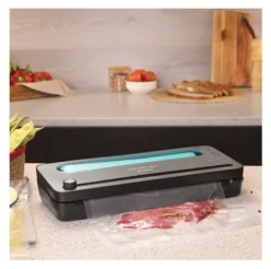 Macchina sottovuoto Cecotec 04256 FOODCARE SealVac 120 SteelCut Grey e