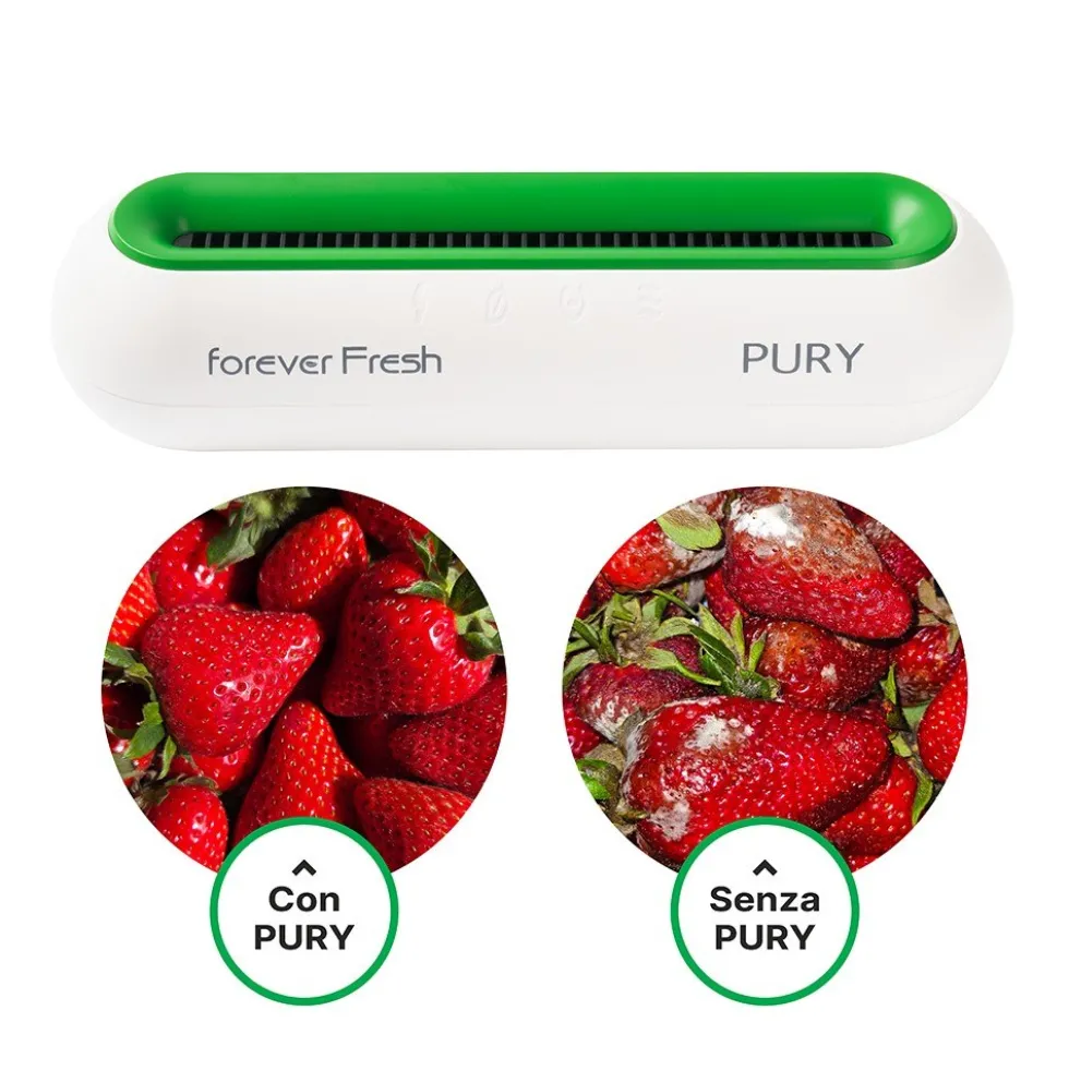 Macom Purificatore Frigorifero Ad Emissione Ozono Autonomia Carica 30Gg Usb