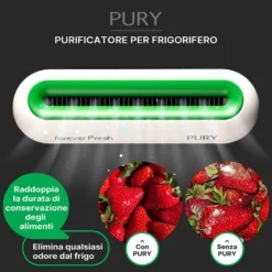 Macom Purificatore Frigorifero Ad Emissione Ozono Autonomia Carica 30Gg Usb
