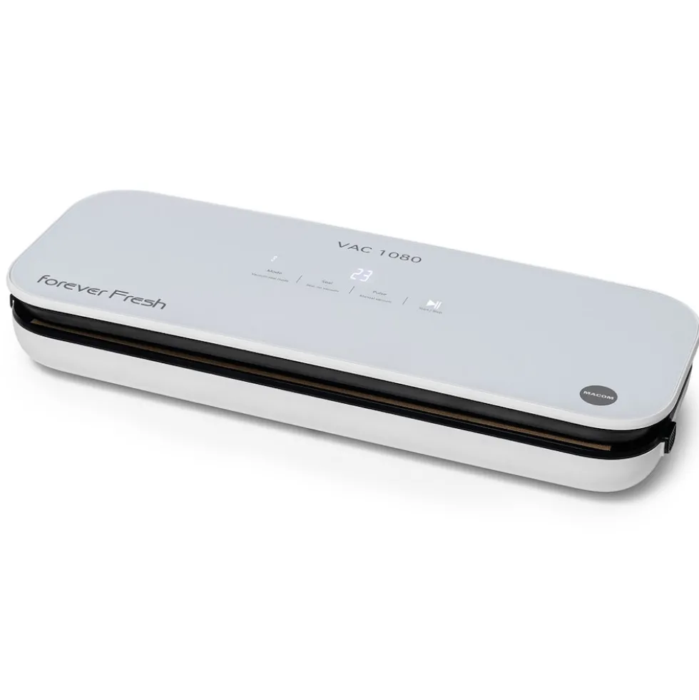 Macom Sottovuoto 130W Asp. 3L/Min Pulse/Umido/Secco Sigillatura E Vuoto
