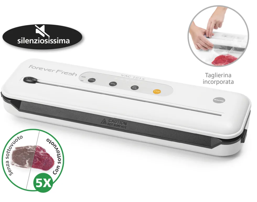 Macom Sottovuoto 110W 5L/Min. Asp.60Kpa Taglierina - Silenziosa