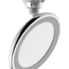 Macom Specchio Ingrand.10X Ventosa C/Led Solar Diam.18Cm.
