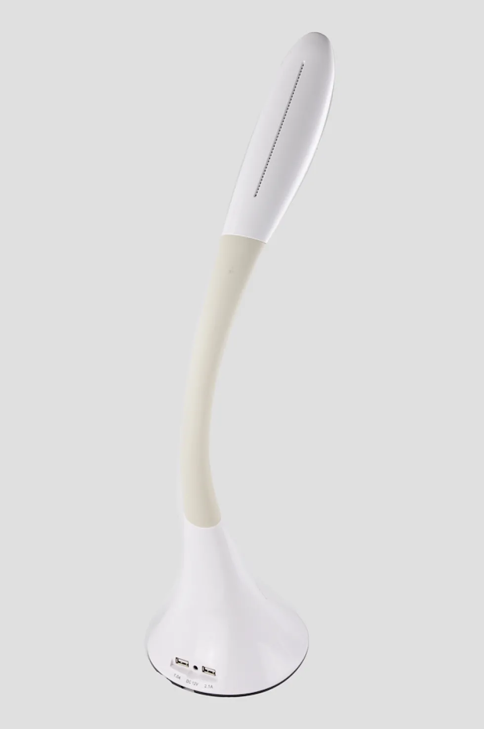 Majestic Lampada Da Tavolo Bianca, Displaydoppia Presa Usb Ricarica