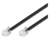 MANHATTAN CAVO TELEFONICO RJ11 MODULARE 2MT PER MODEM/TEL NERO RETAIL