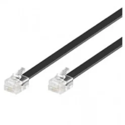 MANHATTAN CAVO TELEFONICO RJ11 MODULARE 2MT PER MODEM/TEL NERO RETAIL