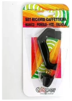 Manico e pomolo caffettiera Caper Art MPV 2 3 Nero