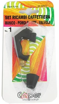 Manico e pomolo caffettiera Caper Art MPV 1 Nero