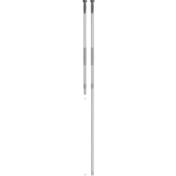 Manico Telescopico in alluminio da 184 cm. grigio