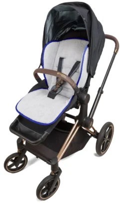Materassino passeggino Baby Idea 3093B Grigio e Blu
