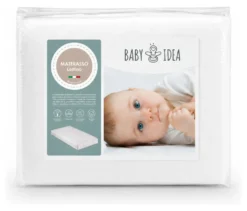 Materasso lettino campeggio Baby Idea 30978 pieghevole Bianco