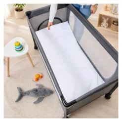 Materasso lettino campeggio Baby Idea 30978 pieghevole Bianco