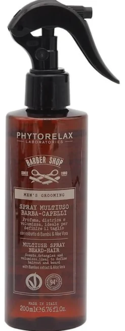 Men's grooming barber shop spray multiuso barba capelli 200 ml Phytore
