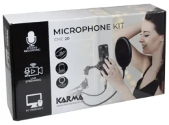 Microfono a filo Karma CMC 20 Kit da Studio Black