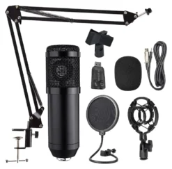 Microfono a filo Karma CMC 20 Kit da Studio Black
