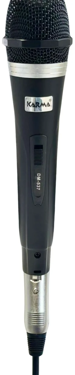 Microfono a filo Karma DM 537 Black e Silver