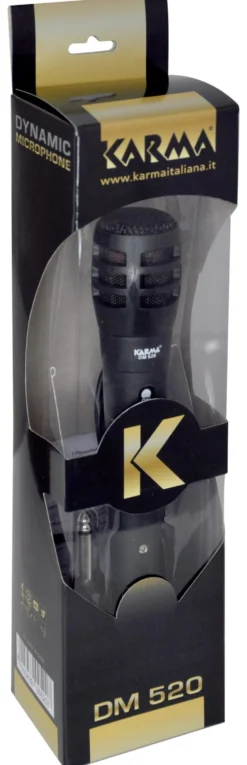 Microfono a filo Karma DM 520 Dynamic Black