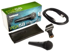 Microfono a filo Shure PGA58 PG ALTA Xlr Black