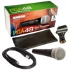Microfono a filo Shure PGA48 PG ALTA Xlr Black e Silver